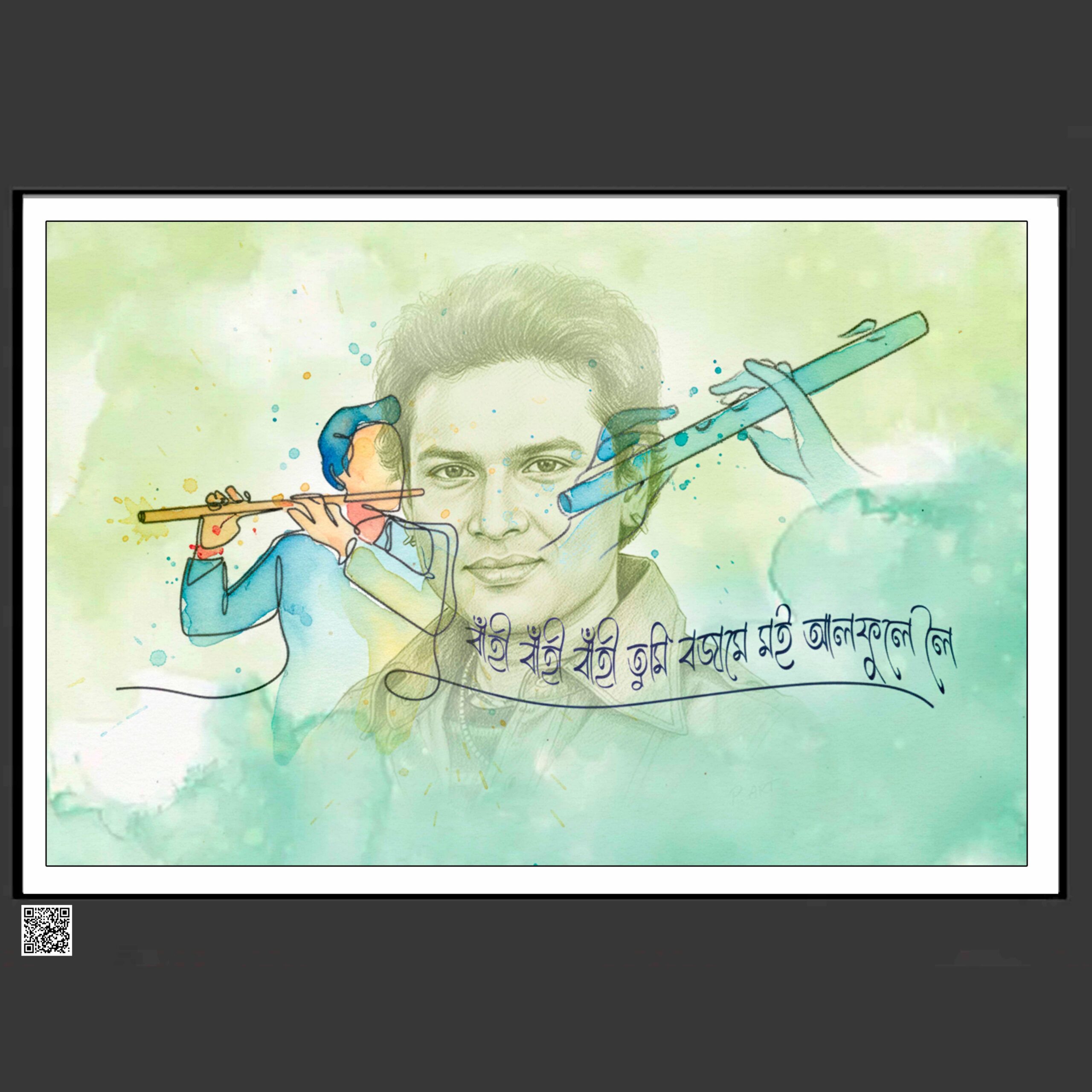 Zubeen Garg Canvas Print Photo – Bahi Bahi